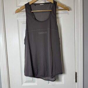 Gymshark Womens Size Medium Grey Sleeveless Tank Top Read